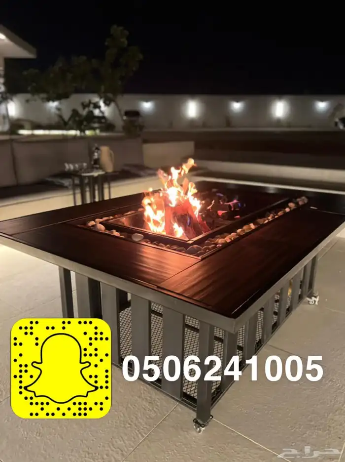 طاولات حدائق وتدفئه وشواء وفخمه 56