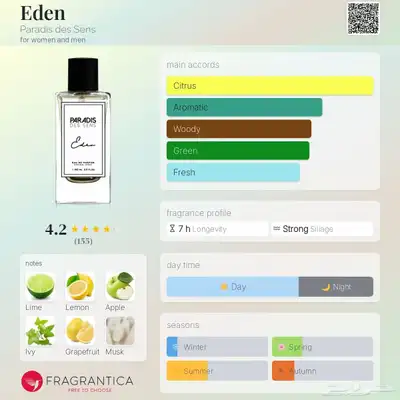 للبيع عطر باراديس ادين PARADIS DES SENS EDEN index