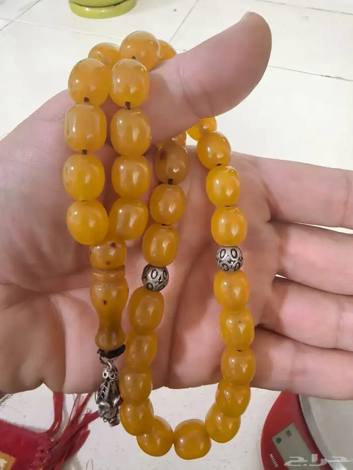 سبح مسكي الماني قديم انتيك 19