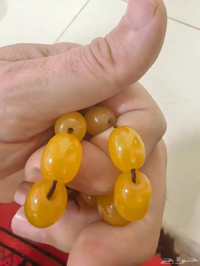 سبح مسكي الماني قديم انتيك 15