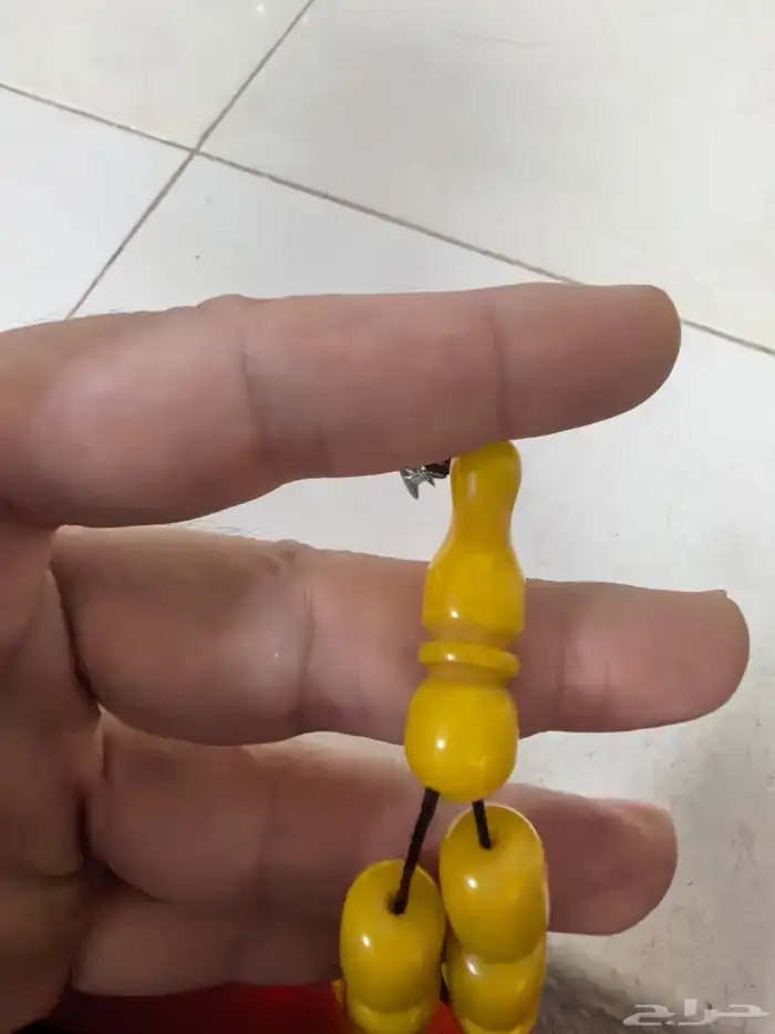 سبح مسكي الماني قديم انتيك 25