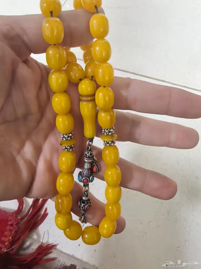 سبح مسكي الماني قديم انتيك 17