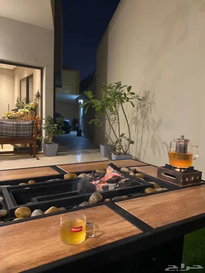 طاولات حدائق وتدفئه وشواء وفخمه 77