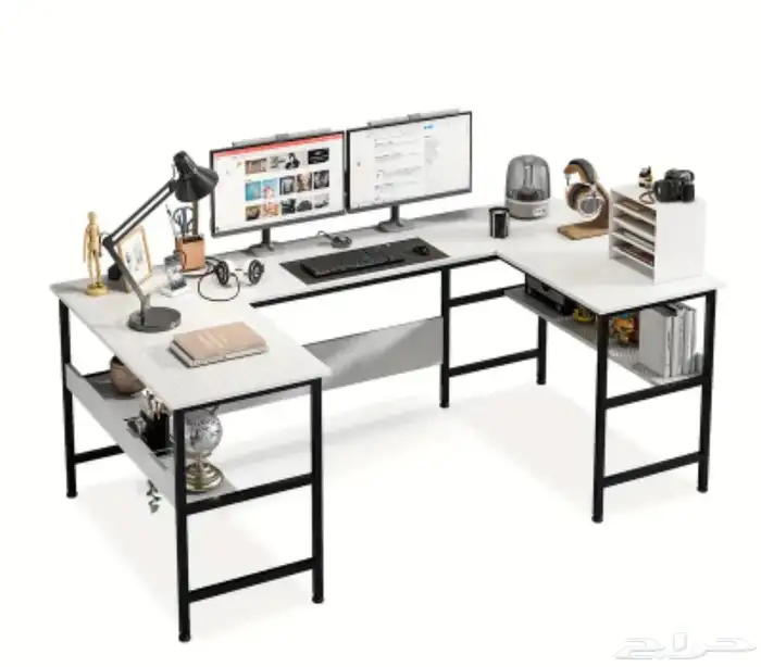 مكتب ابيض كبير 0