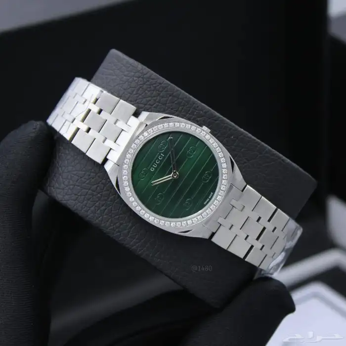 ساعات قوتشي نسائي درجه اولى طبق الأصل تماما 5