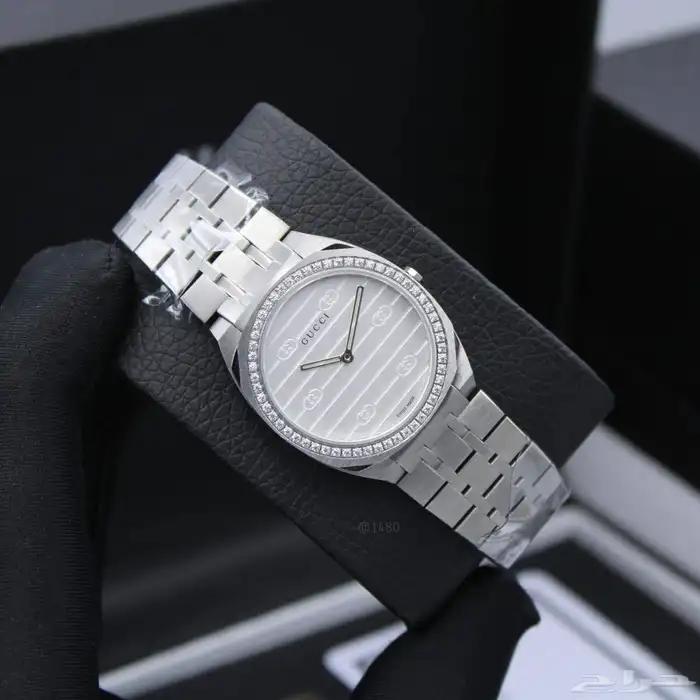 ساعات قوتشي نسائي درجه اولى طبق الأصل تماما 7