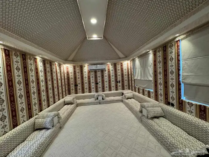 بيت شعر قرميد مظلات مشب نار 1