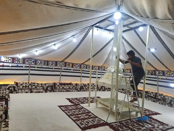 تجهيز مخيمات 20