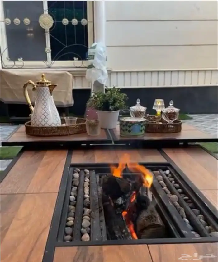 طاولات حدائق وتدفئه وشواء وفخمه 18