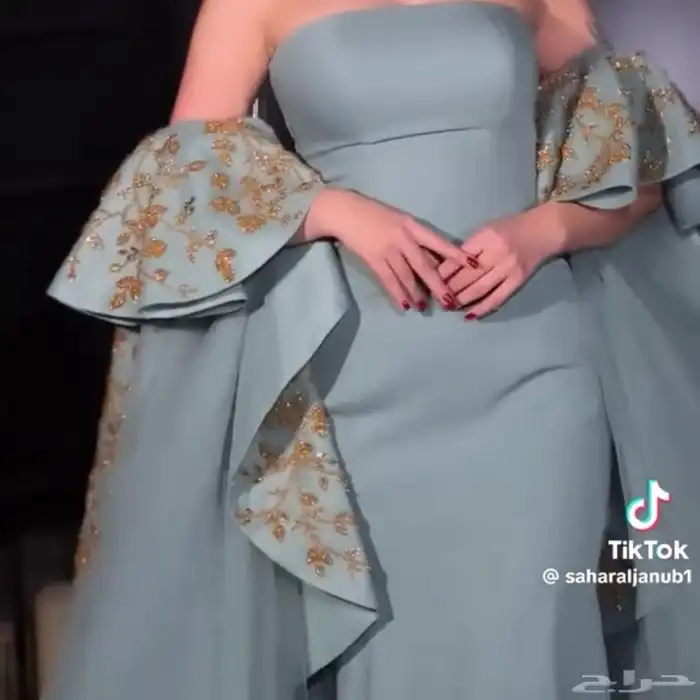 فستان تفصيل لبس مره وحده الموقع محايل ينلبس M L 3