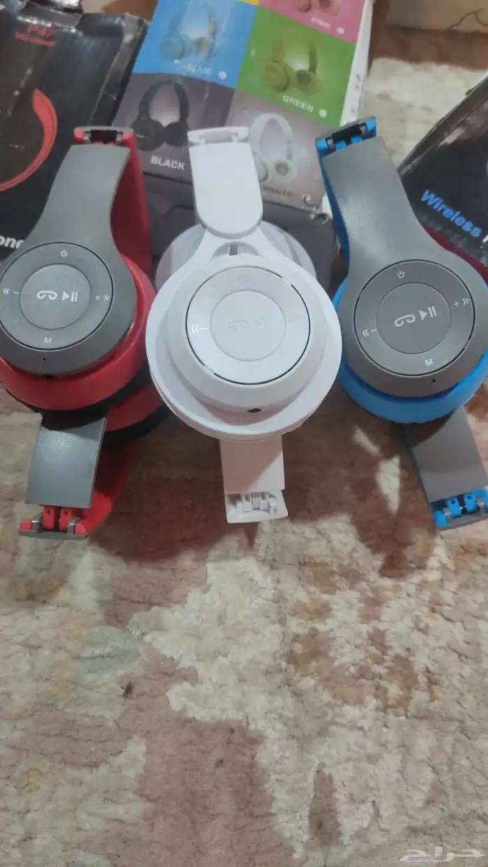 3 سماعات هيد فون ويرليس headphone werles 1