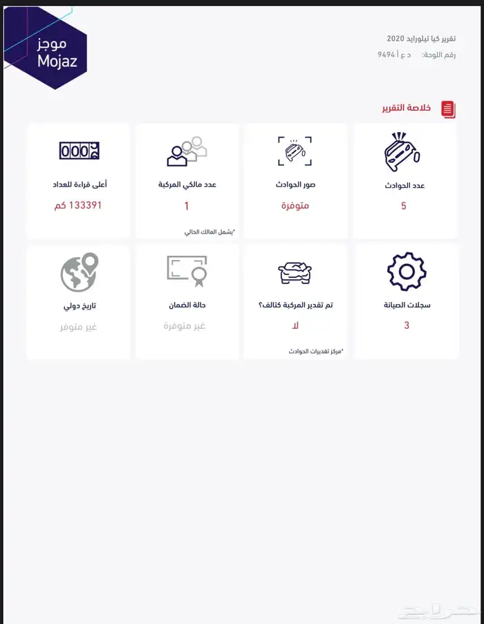 سيارة كيا تيلوريد 2020 فئة GT line 22