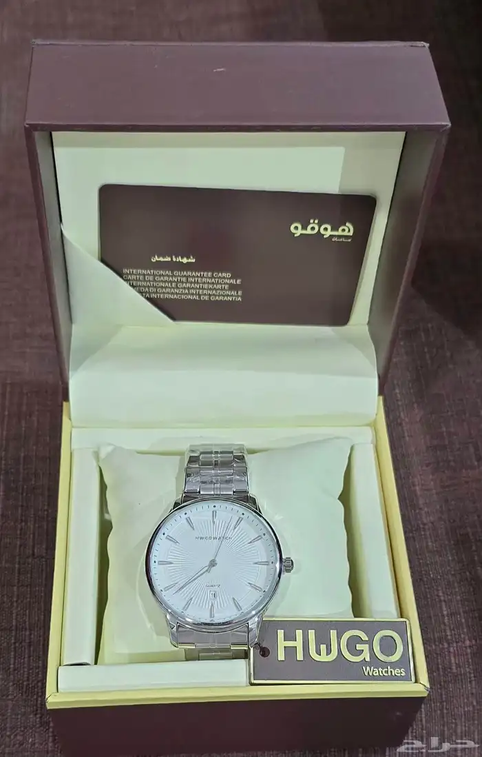 ساعة هوجو اصلي غير مستعملة 0