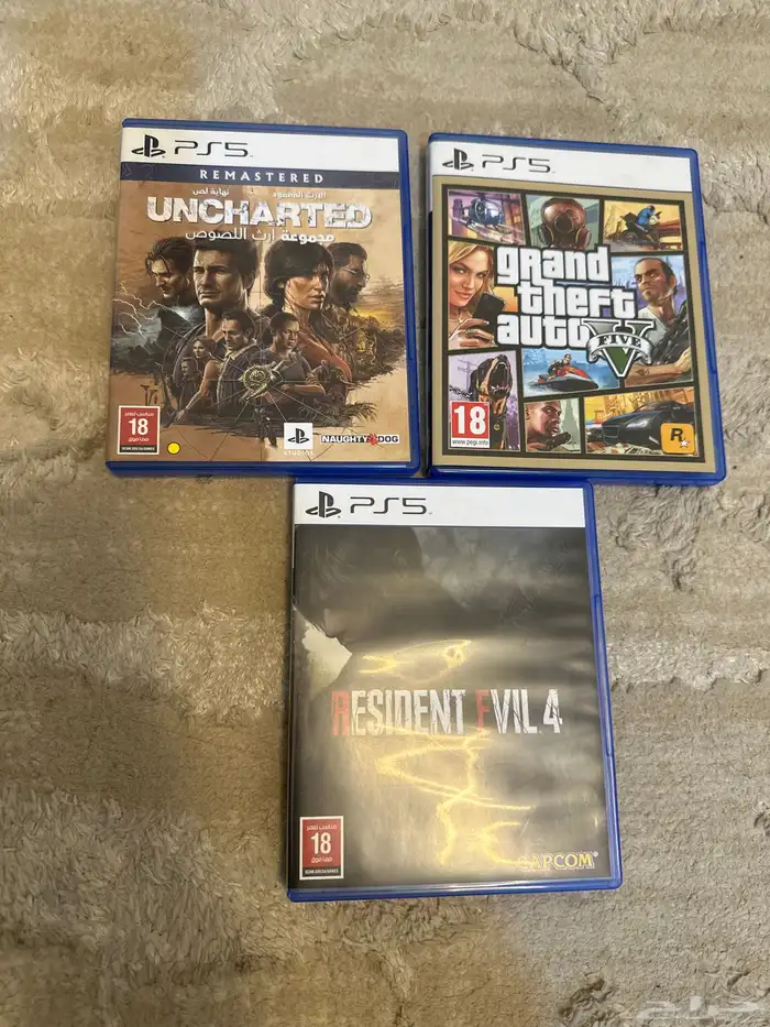 العاب بلاستيشن تختيم للبيع لعبة رزدنت ايفيل وغيرها كلهم جدد 1