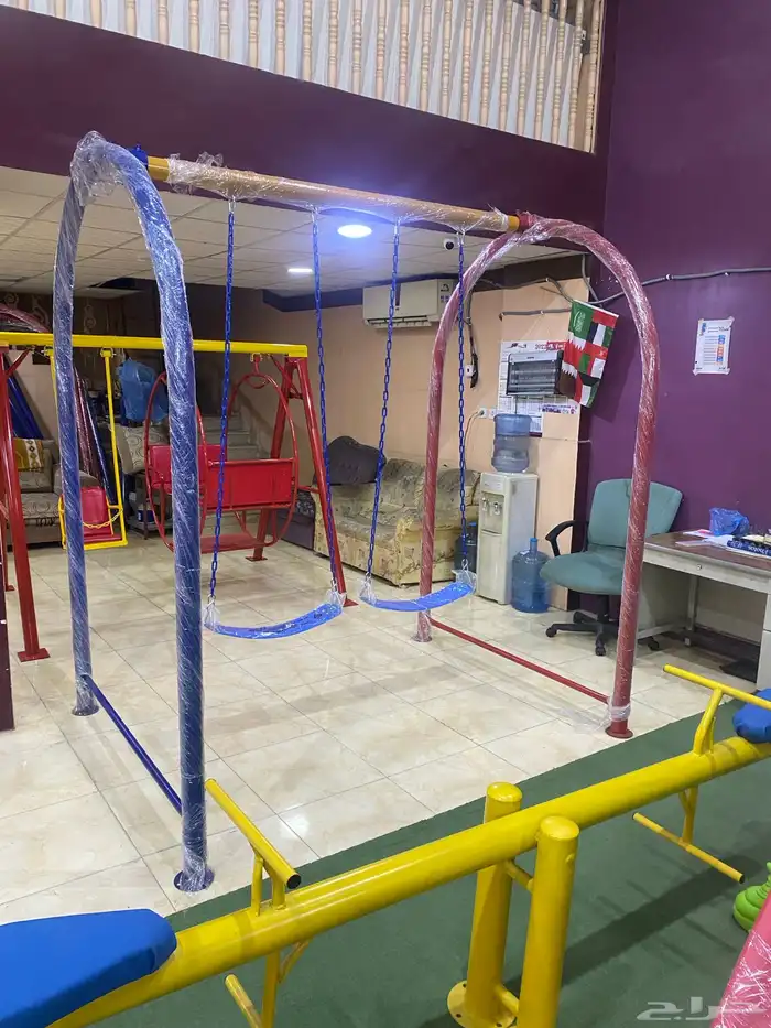 للبيع مراجيح اطفال احجام كبيرة وصقيرة وتفصيل الاحساء 77