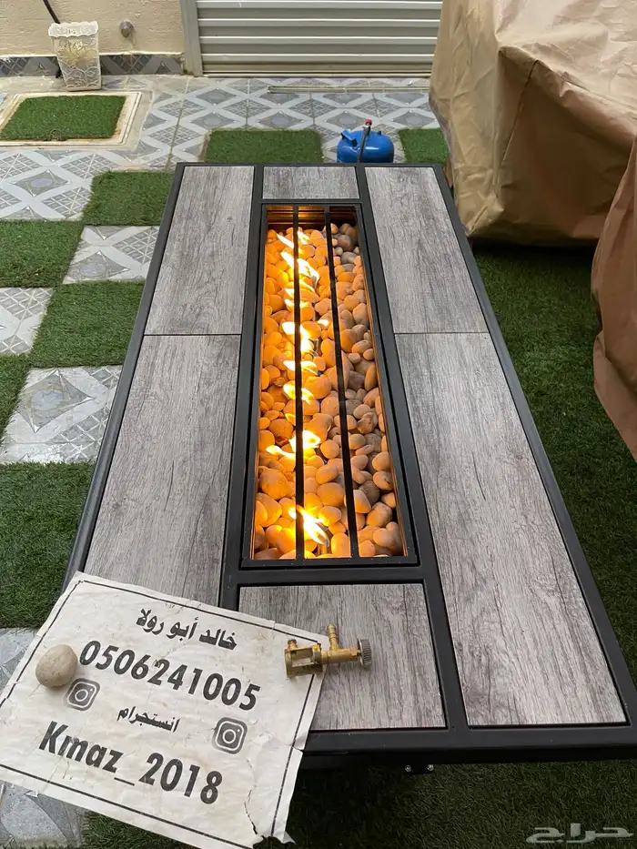 طاولات حدائق وتدفئه وشواء وفخمه 44