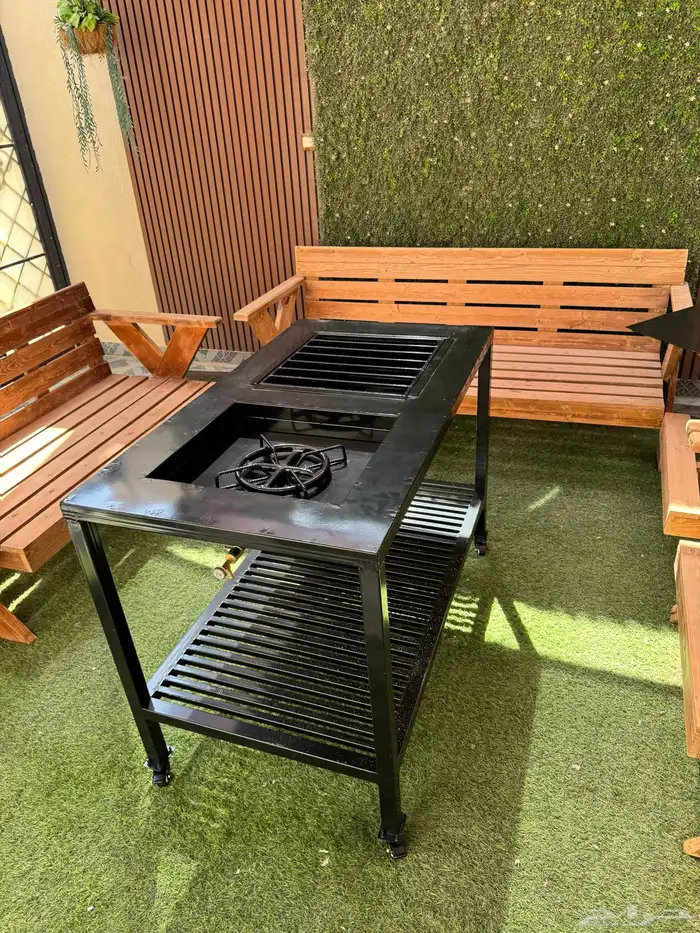 طاولات حدائق وتدفئه وشواء وفخمه 8