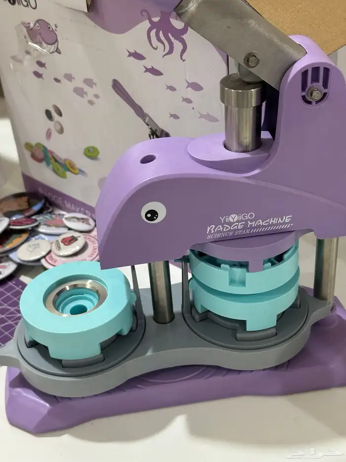 مكينة صنع بروشات   مغناطيس 1