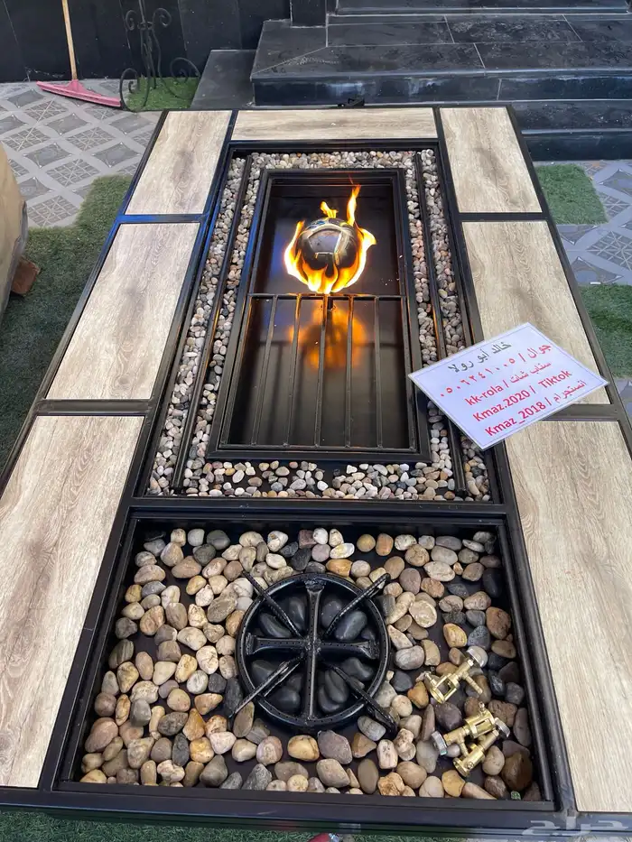 طاولات حدائق وتدفئه وشواء وفخمه 16