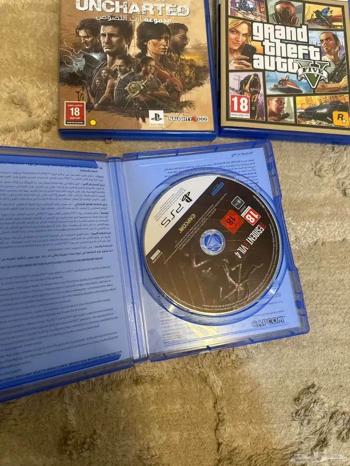 العاب بلاستيشن تختيم للبيع لعبة رزدنت ايفيل وغيرها كلهم جدد 2
