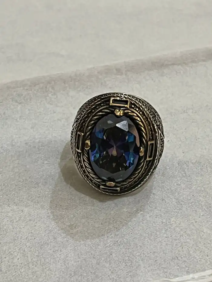 أحجار كريمه طبيعي اصلي وفضه ايطالي عيار 925 66