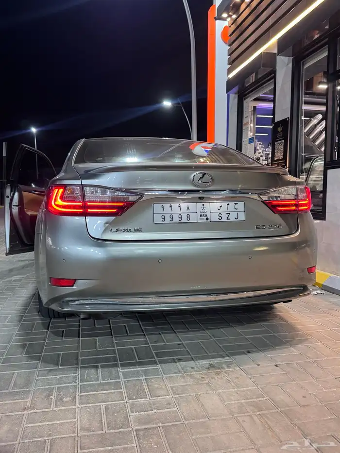لكزس ES 350 سعودي لوحة مميزة 0