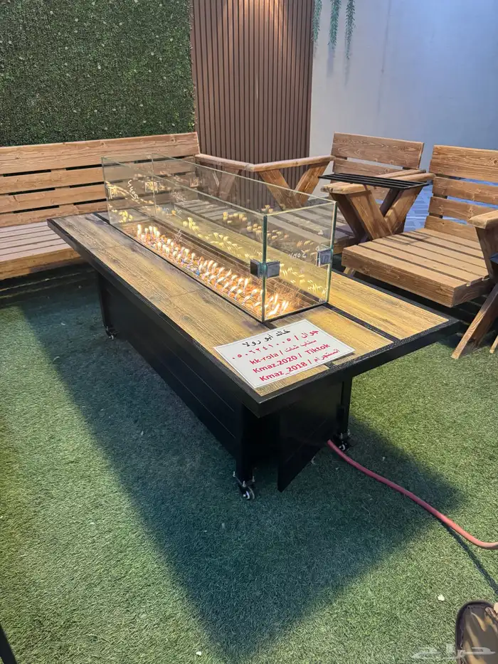 طاولات حدائق وتدفئه وشواء وفخمه 9