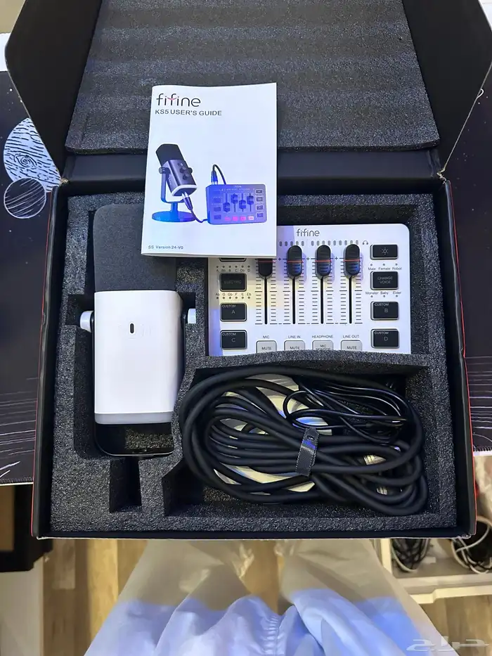 مكسر ومايك fifine 0