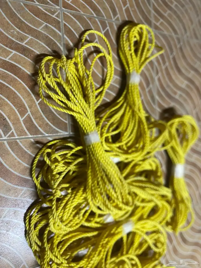 حبل 12 حبه 10 متر الوحد 6