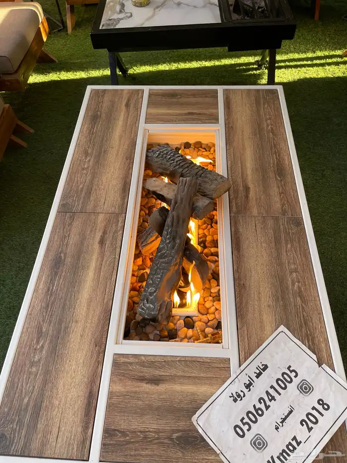 طاولات حدائق وتدفئه وشواء وفخمه 49