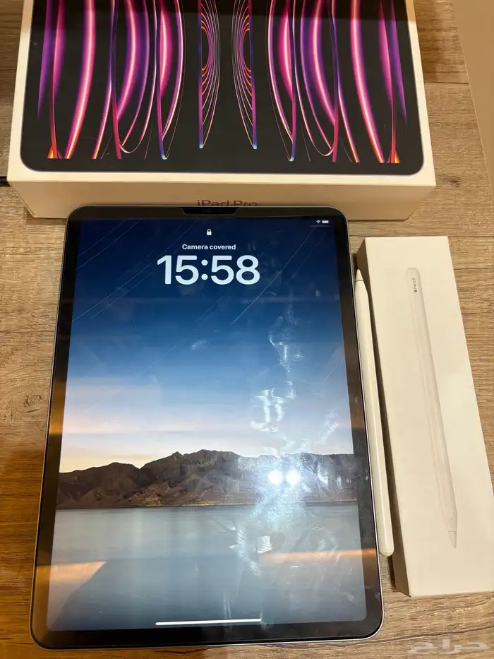 ايباد برو 2022 الجيل الرابع 11 انش وقلم أبل 3