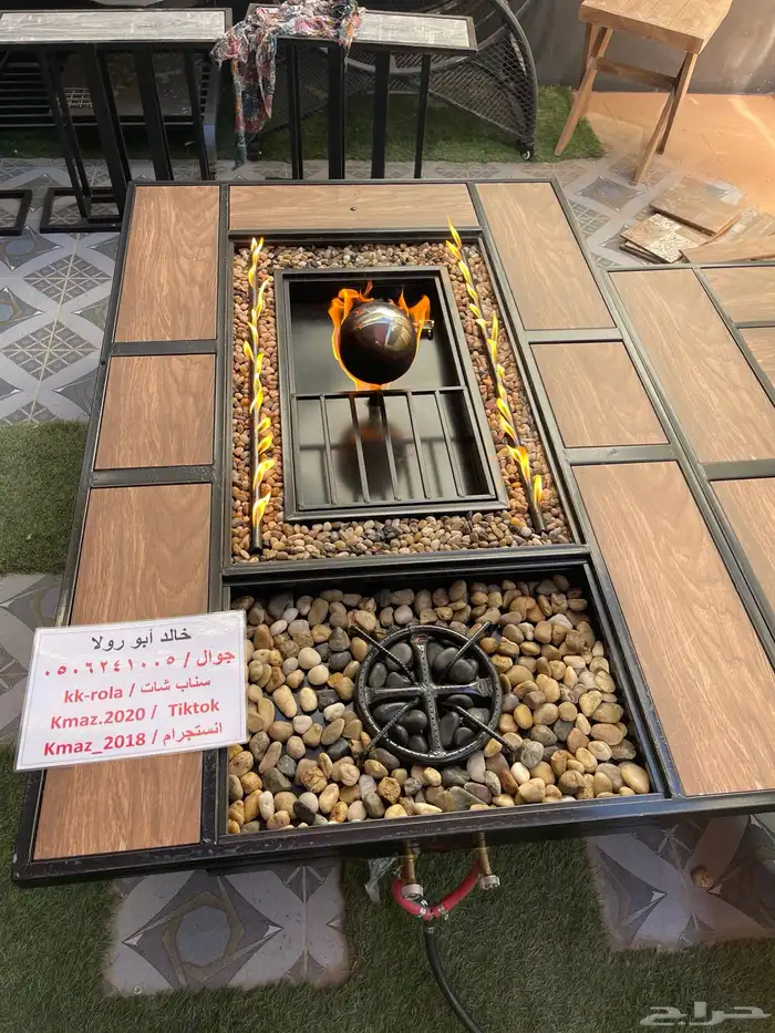 طاولات حدائق وتدفئه وشواء وفخمه 14