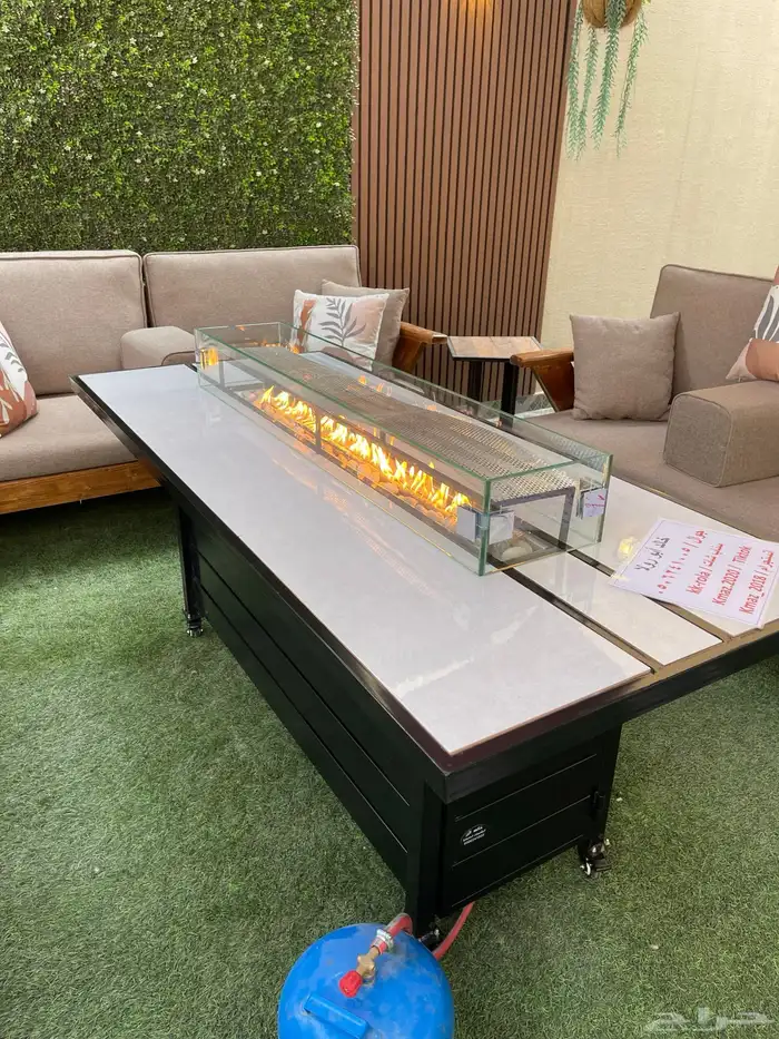 طاولات حدائق وتدفئه وشواء وفخمه 33