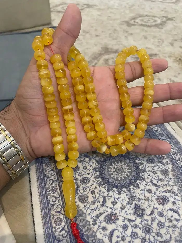 مسباح كهرمان طبيعي حر قصة تواير 0