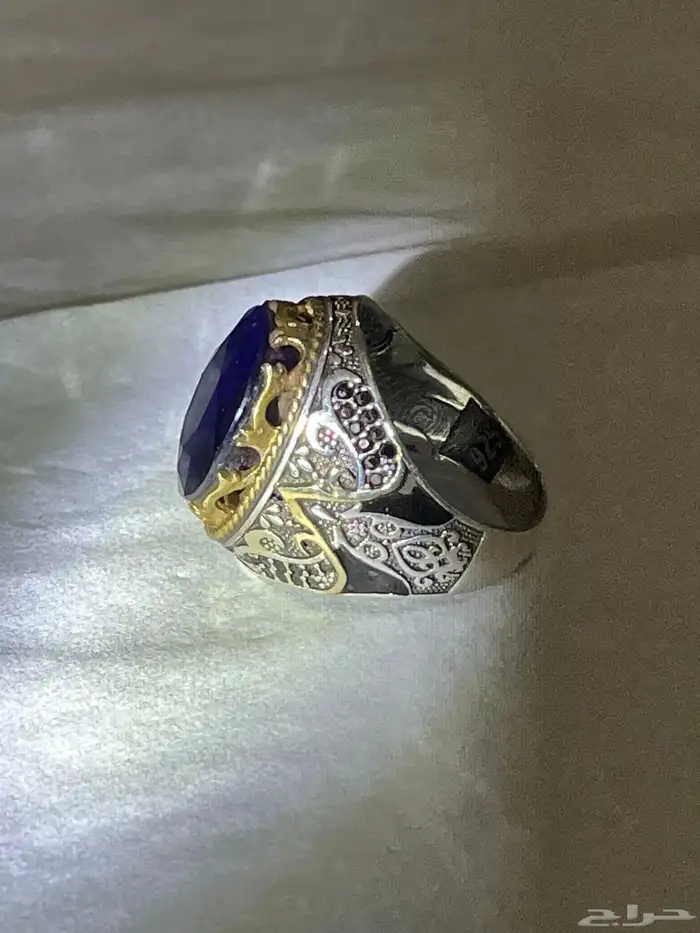 أحجار كريمه طبيعي اصلي وفضه ايطالي عيار 925 69