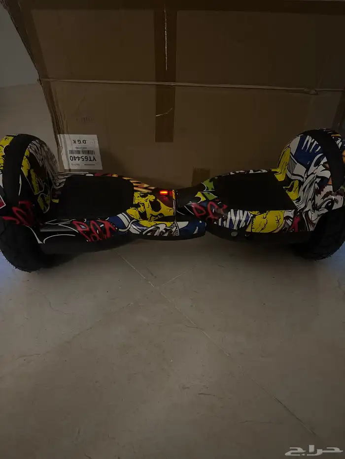 Have board سكوتر ذكي لم يستخدم أبدا جديد وجميع ملحقاته معه 0