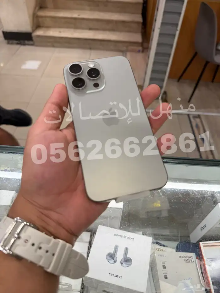للبيع ايفون 15 برو ماكس 512 مستبدل من الضمان مااستخدم 0