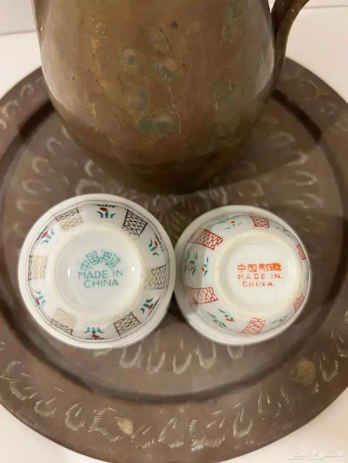 دله نحاس مع فناجيل قديم 1