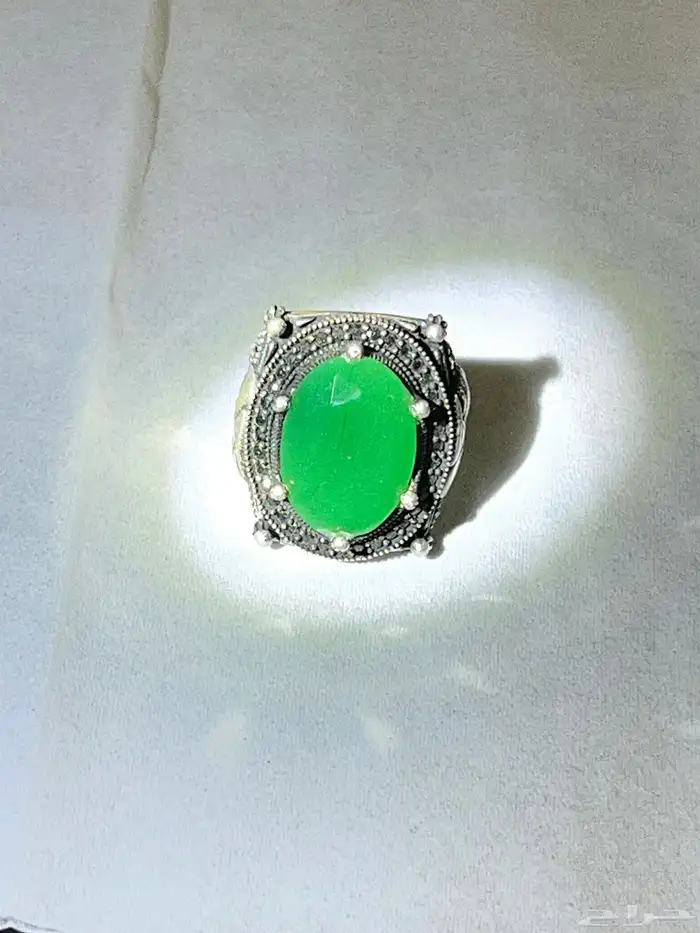 أحجار كريمه طبيعي اصلي وفضه ايطالي عيار 925 59