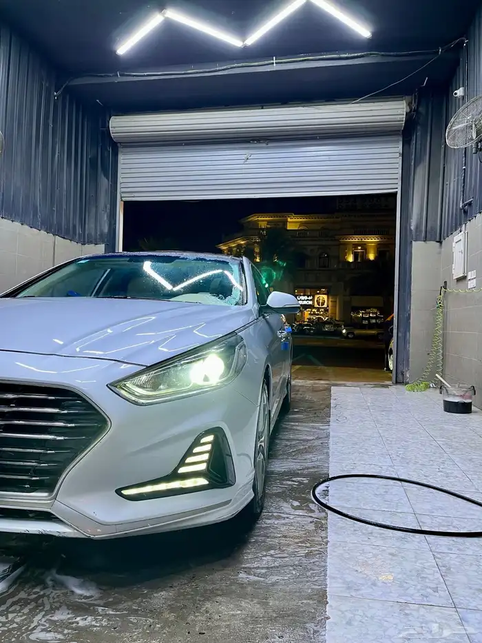 هيونداي سوناتا موديل 2019 فل كامل وكالة من الصدام للصدام 4