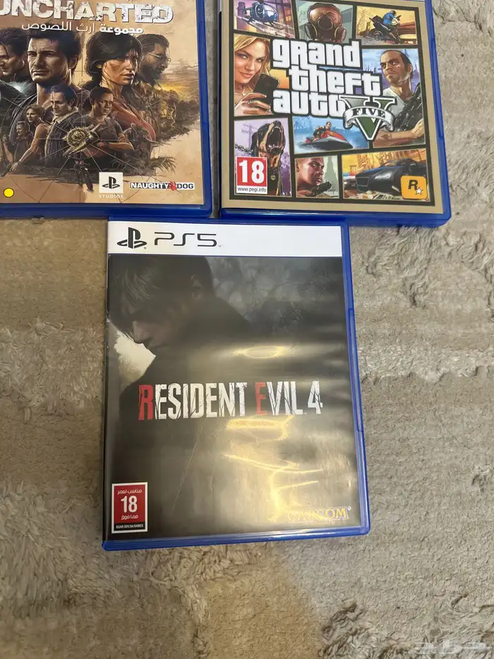 العاب بلاستيشن تختيم للبيع لعبة رزدنت ايفيل وغيرها كلهم جدد 0