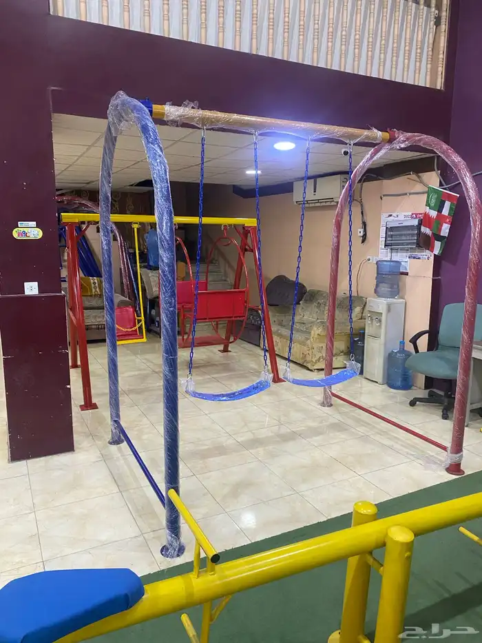 للبيع مراجيح اطفال احجام كبيرة وصقيرة وتفصيل الاحساء 76