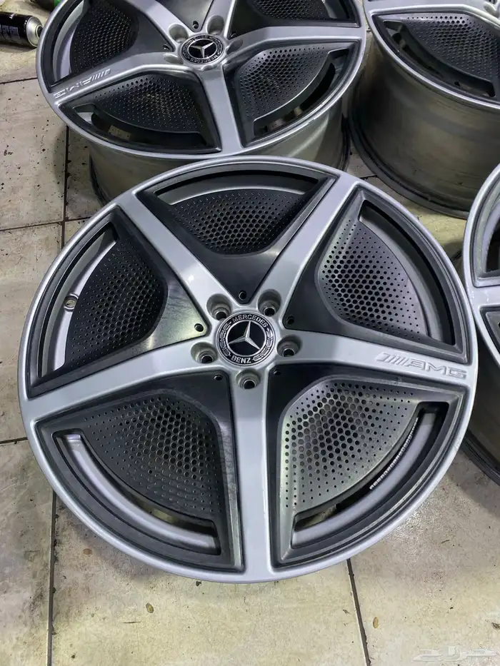 طقم جنوط مرسدس جوهره مقاس 20 اصليه وكاله 6