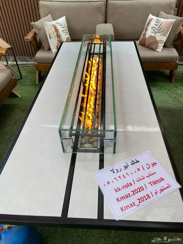 طاولات حدائق وتدفئه وشواء وفخمه 38