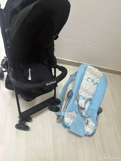 عربية أطفال وكرسي 0