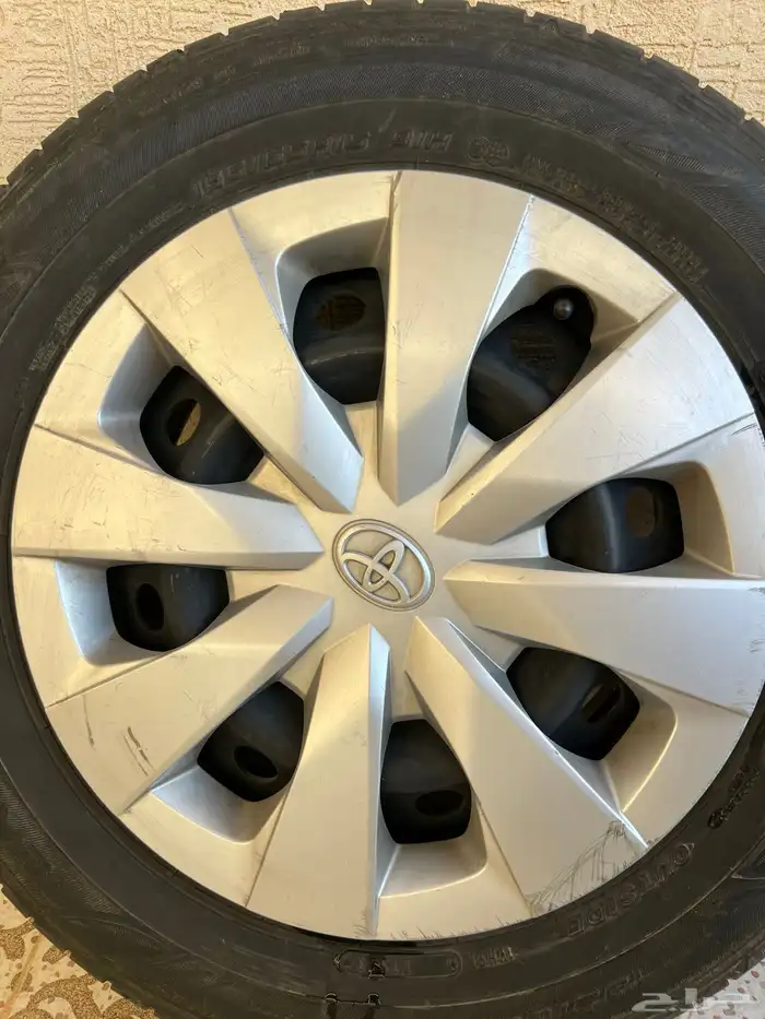 جنوط كورولا مقاس 15 مع طياسها موديل 2024 ( سوح ) 3