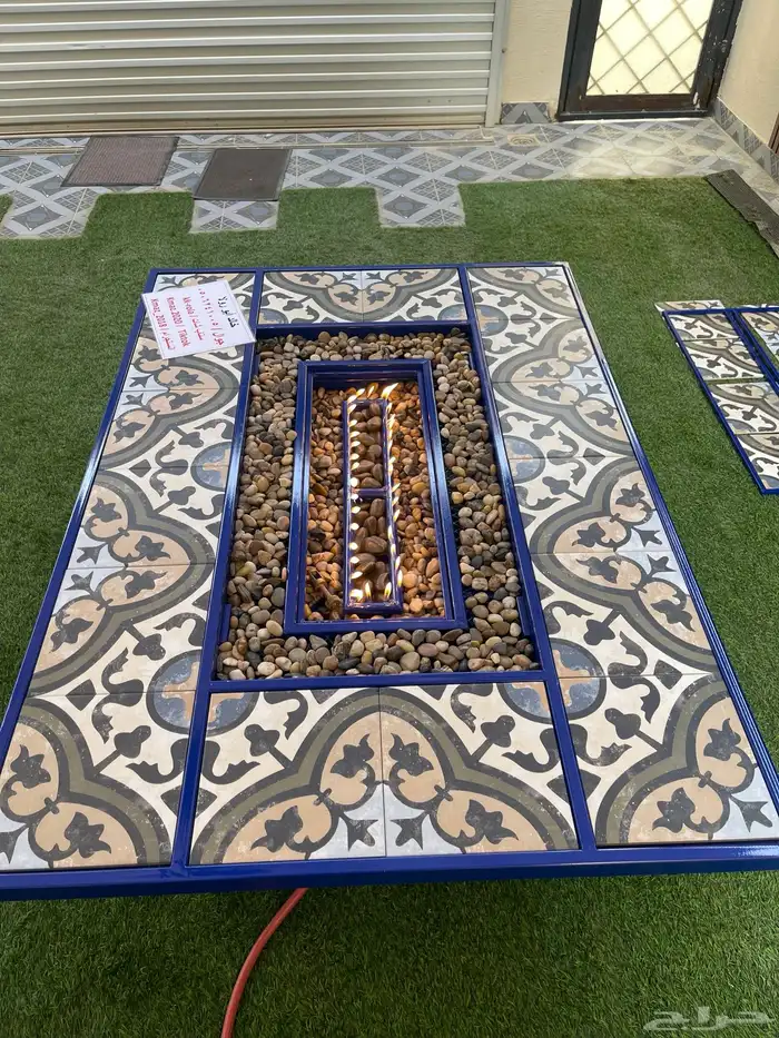 طاولات حدائق وتدفئه وشواء وفخمه 1