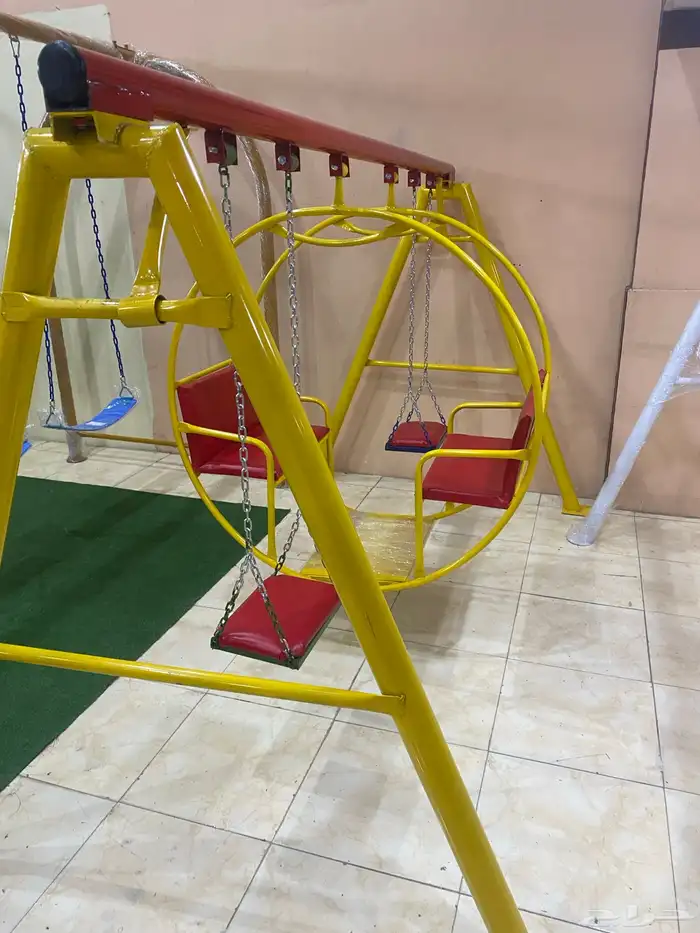 للبيع مراجيح اطفال احجام كبيرة وصقيرة وتفصيل الاحساء 57