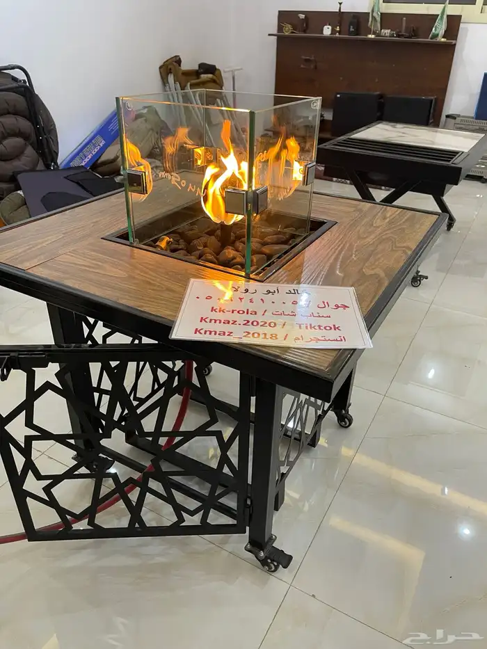 طاولات حدائق وتدفئه وشواء وفخمه 35