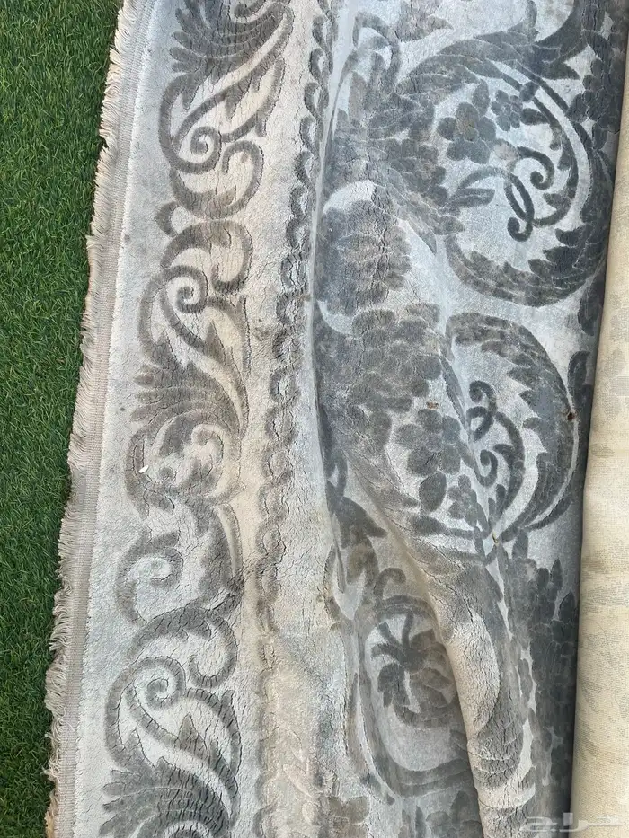 سجاد صيني حرير لون ازرق سماوي 3في 2 ونص 1